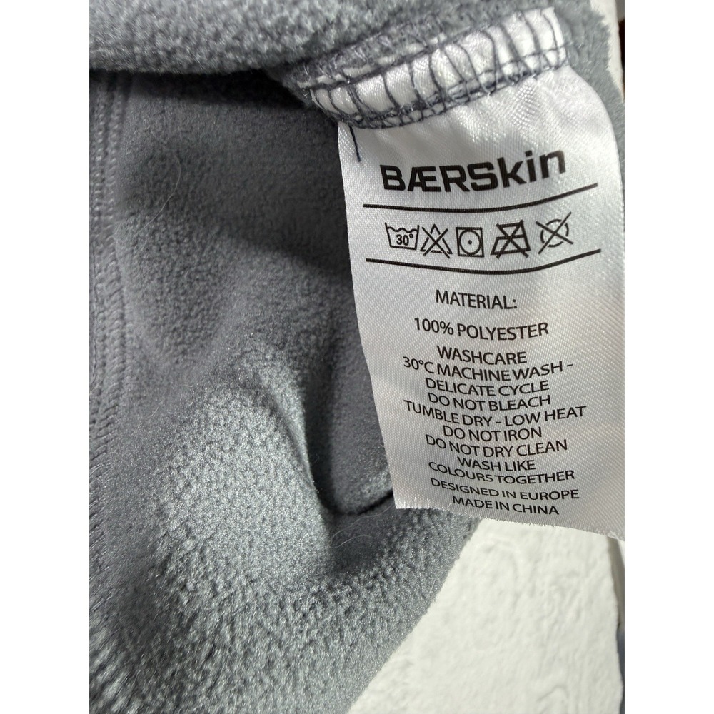 BAERskin Tactical Hoodie 4.0 Fleece Jacket Size Medium Full Zip Gray 10 Pockets - Picture 10 of 13